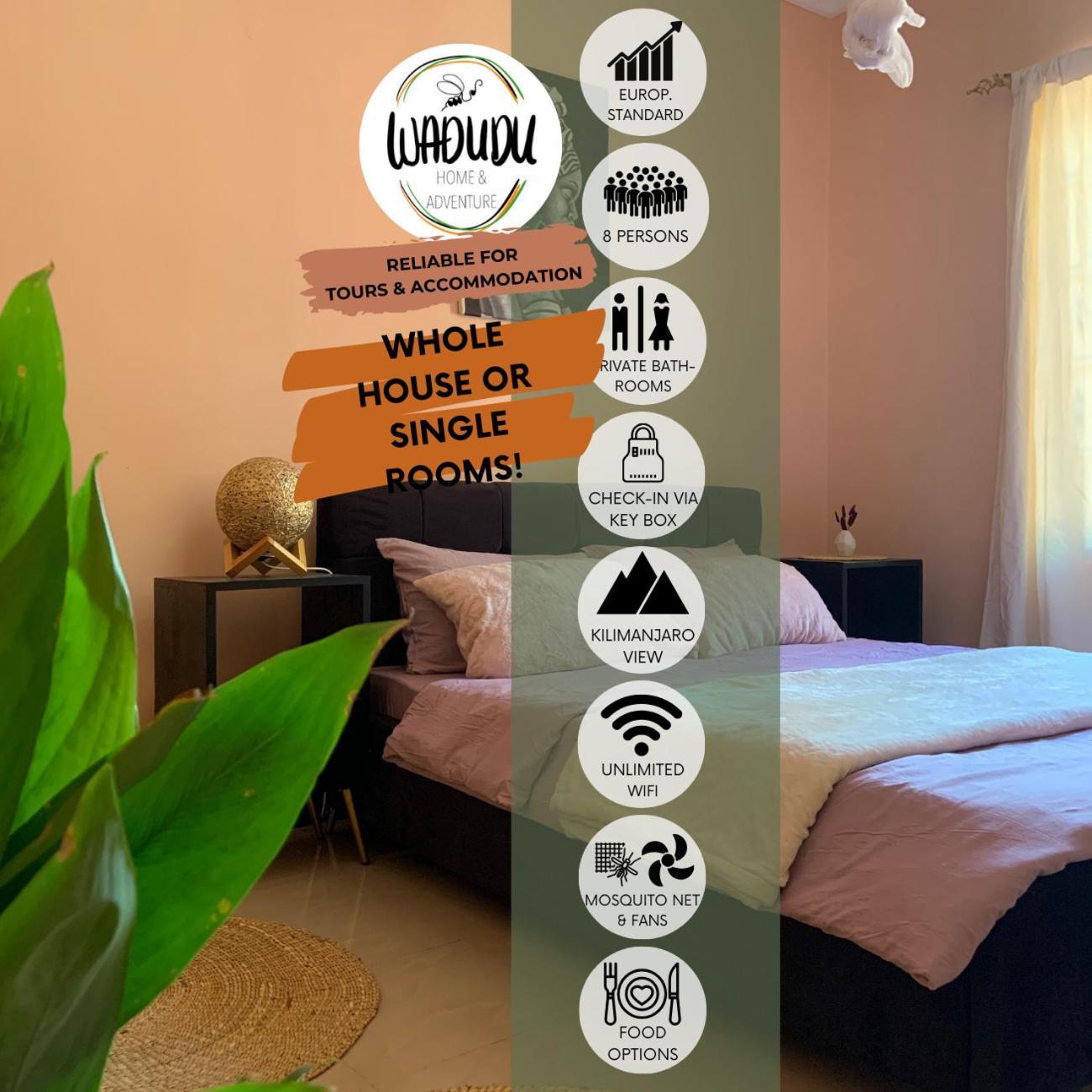 Bungalow X Garten & Terrasse X Wlan X Europaeisch Moshi Dış mekan fotoğraf